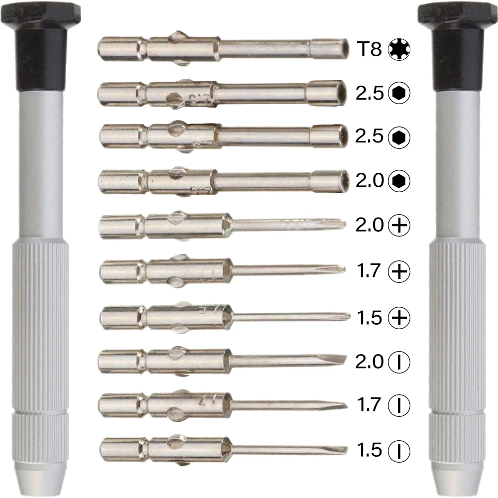 

Precision Screwdriver Set DIY Nut Driver Tool Kit for Clock Sunglasses Glasses Watch Smartphone Cellphone Electronics 100set/lot