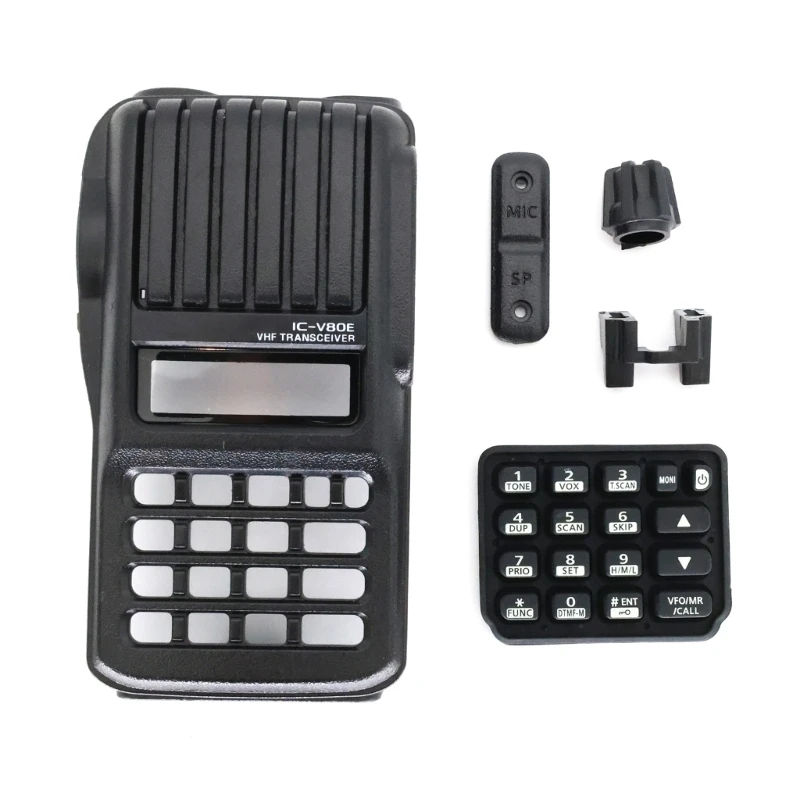 

1 Set Two Way Radio Housing Case forIcom IC-V80 Walkie Talkie InterphoneCover Replacement Accessories Repairing Parts QXNF