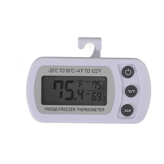 Digital Freezer Thermometer Refrigerator Thermometer Memory Function °C °F  Switched Small Digital Freezer Room Thermometer - AliExpress