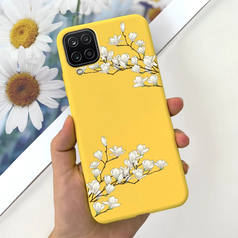 NEW Design For Samsung Galaxy A12 Case Silicone TPU Back Cover For Samsung A12 M12 F12 Galaxy M12 India  Funda Couqe Bumper