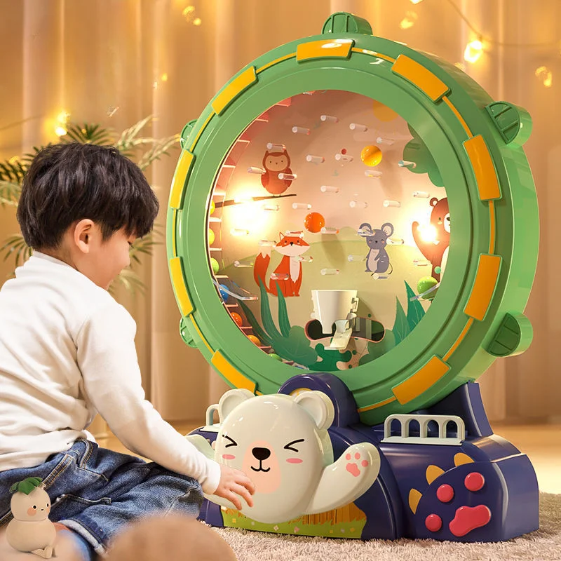 

Electric Pick Up Bean Ball Game Machine Kids Toys Lighting Scoring Parent-Child Interactive Puzzle Educational Boy Girl Toy Gift
