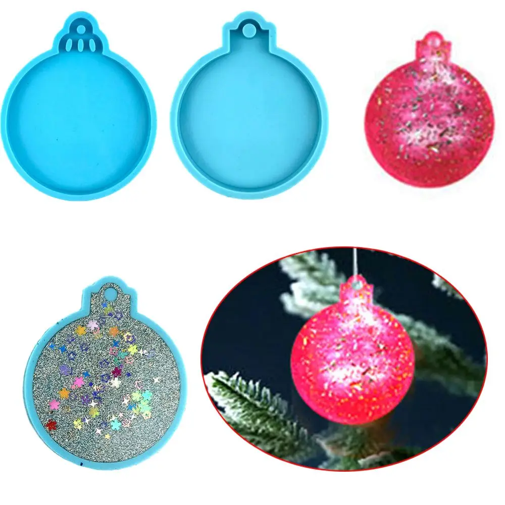 Molde De Resina Para Adorno De árbol De Navidad De Cristal Hecho A