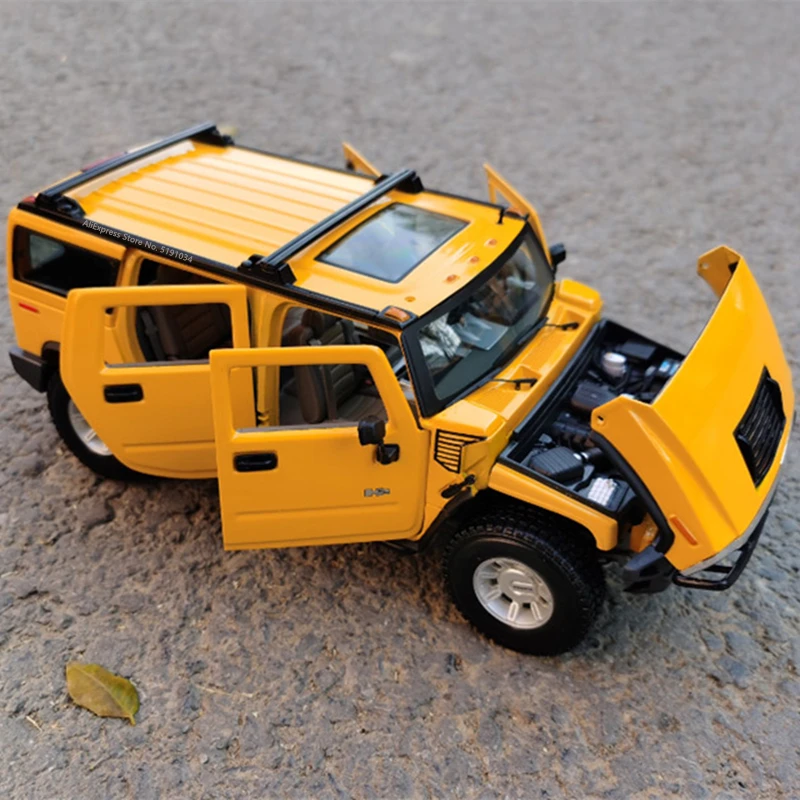 Maisto 1:18 New Hummer H2 H1 Jeep alloy car model simulation