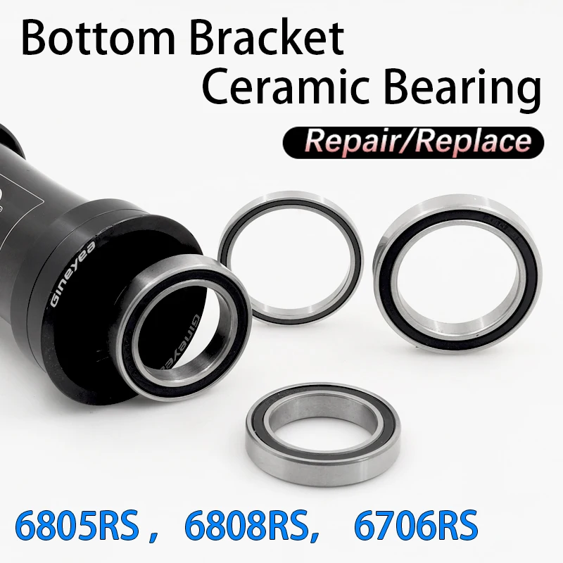 Bicycle Bottom Brackets Ceramic Bearing Repair and Replace PF30 BB30 BB79 BSA24 6805RS 6806RS 6706RS BB92 Bike Parts BB 24mm30mm