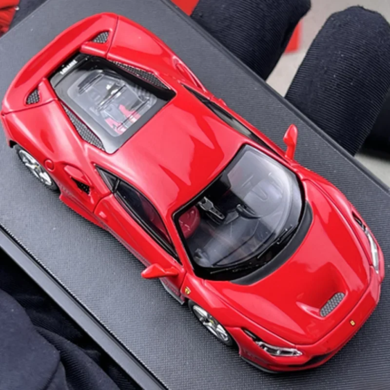 Ferrari F8 tributo 1/64 ミニカー XF MODEL 1/64 Scale Ferrari F8 Tributo Black Diecast Car