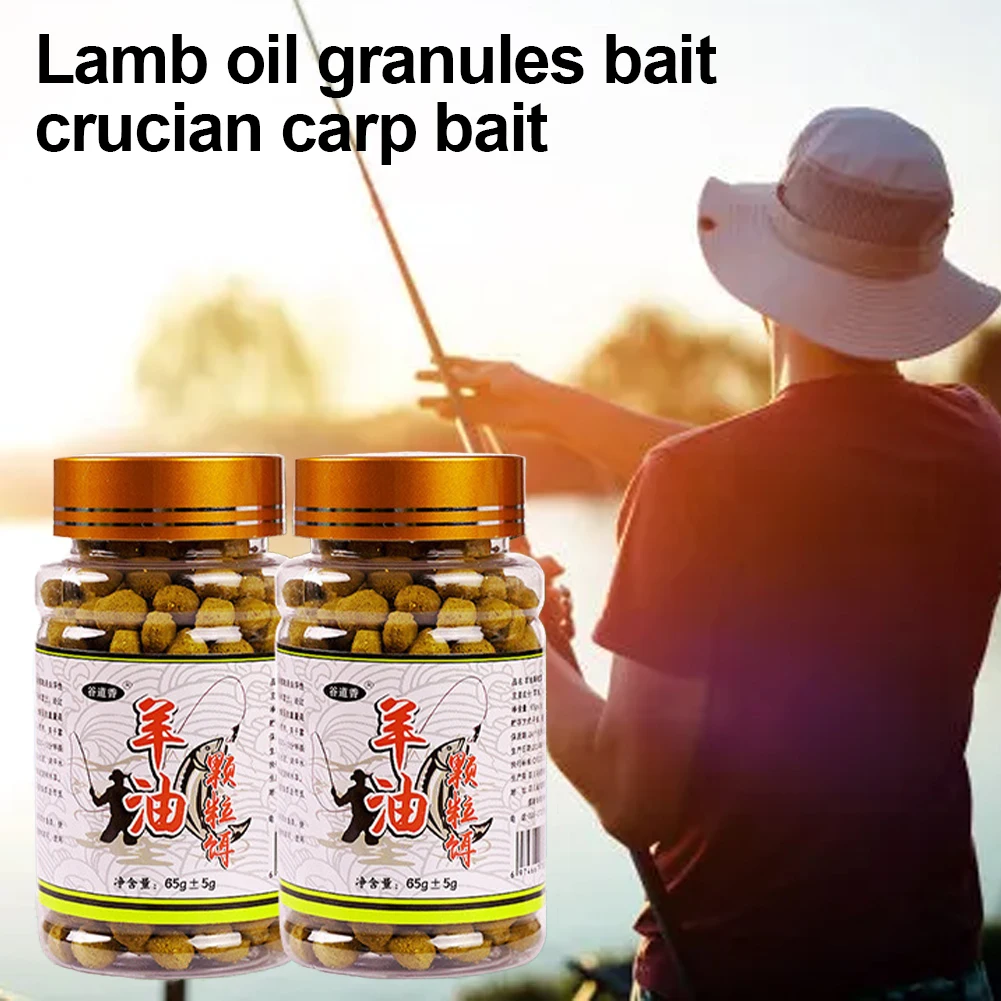 1 Bottle Fishing Bait Pellet Hanging Bait High Protein Fishy Taste Hemoglobin Bait Freshwater Crucian Carp Grass Fish Bream Bait
