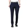 6 Color Men Trousers Formal Dress Suit Pants Work Pants Quality Business Casual Pants Straight Black Khaki Navy Blue Long Pants