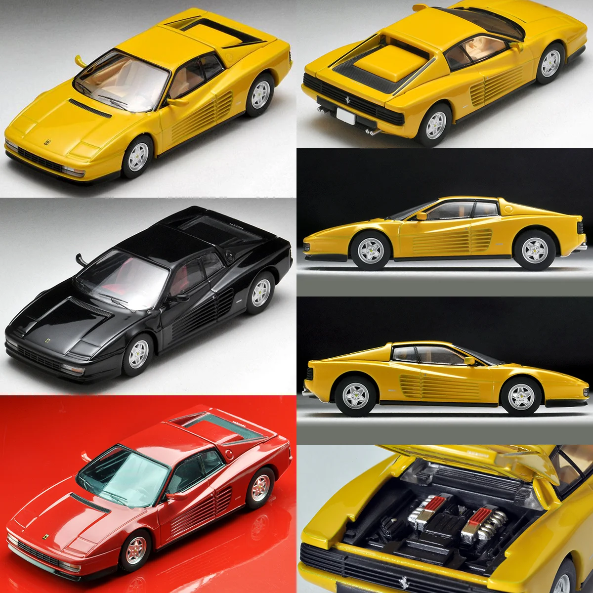 

Tomytec 1:64 TLV LV-NEO Testarossa Limited Edition Simulation Alloy Static Car Model Toy Gift