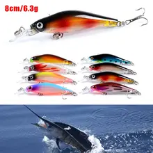 

8cm 63g for Freshwater Saltwater Treble Sinking Hard ABS Minnow Lures Fishing Lure Artificial Bait Fishing Tackle
