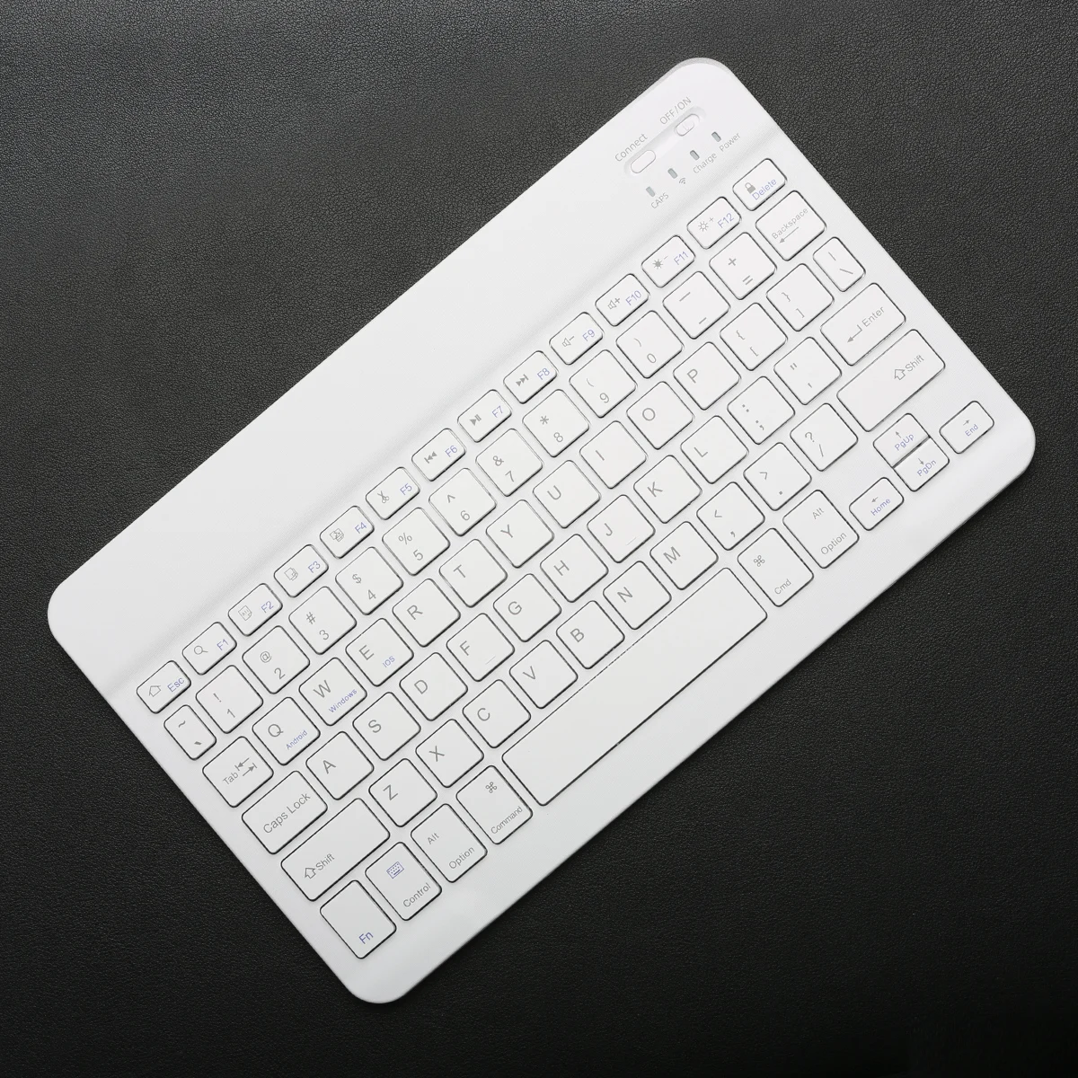 thumbnail image 1 of Teclado recargable compatible con Bluetooth Teclado inalámbrico portátil compacto para Android Windows iOS Tablet iPhone iPad Samsung, 1 of 5