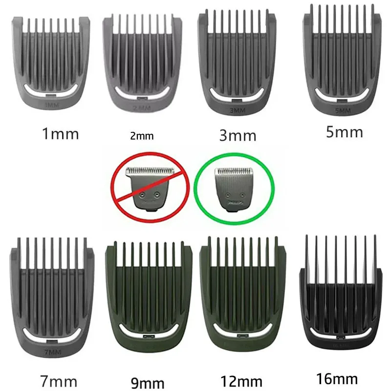 Replacement Guards guide comb for Philips Multigroom all in one trimmer Series 7000 5000 3000 9000