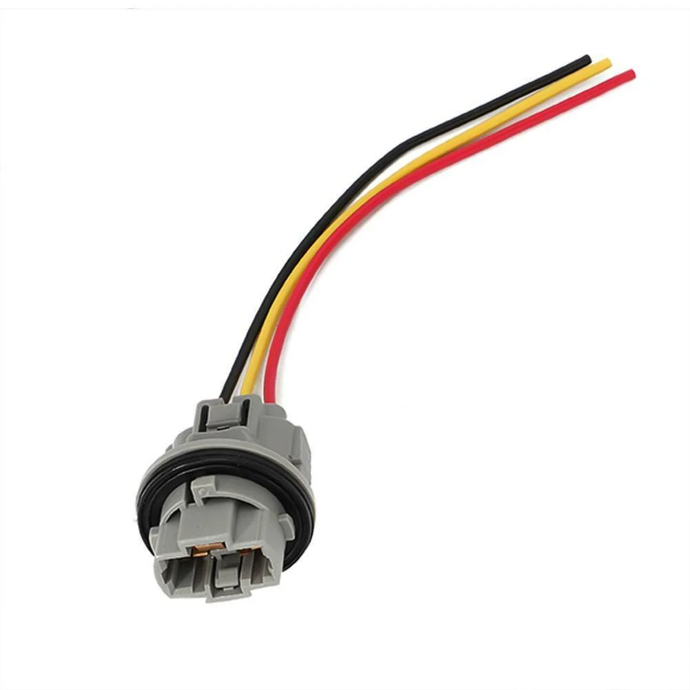 

For Tacoma Connector For Toyota 3-way Bulb Socket Plug Car Accessories Plastic Turn Signal Light 1 Pcs Pigtail