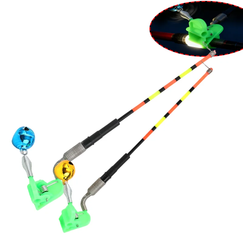 Waterproof LED Color-Changing Fishing Bite Alarm with Steel Tackle Detection