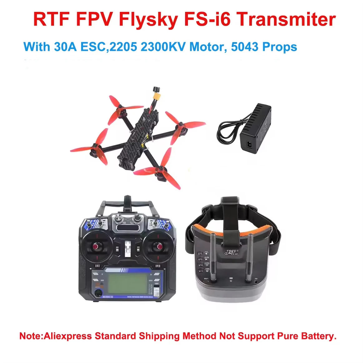 Drone FPV EMAX Tinyhawk II RTF/BNF/PNP - Set FS-i6, Course & Freestyle