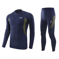 Hiver Top qualité nouveaux sous-vêtements thermiques hommes sous-vêtements ensembles compression polaire sueur séchage rapide thermo sous-vêtements hommes vêtements 6