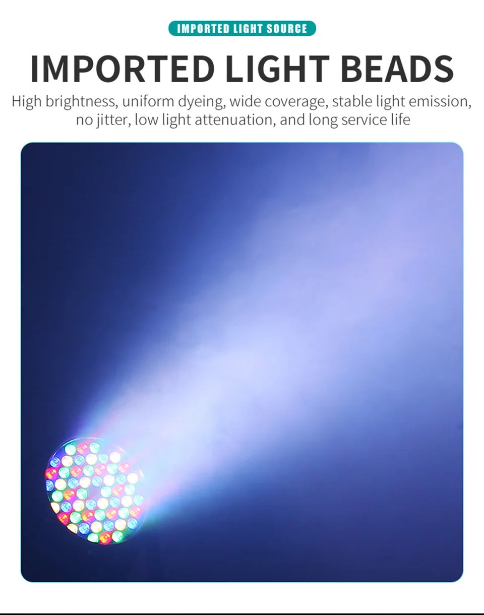 2025 LED Outdoor Waterproof Par Light DMX RGB Wash Light Professional Stage Bar