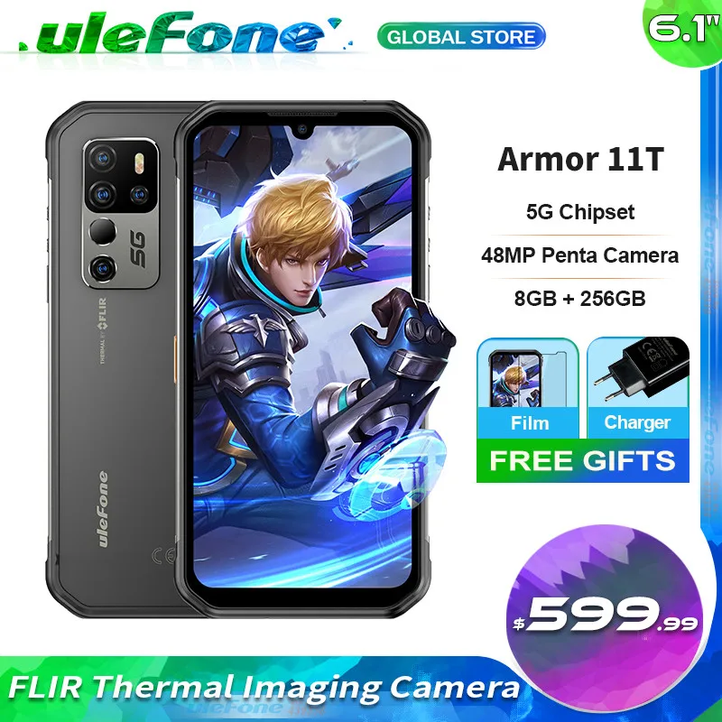 開店祝い uleFone ARMOR 11T 5G FLIR カメラ タフネススマホ