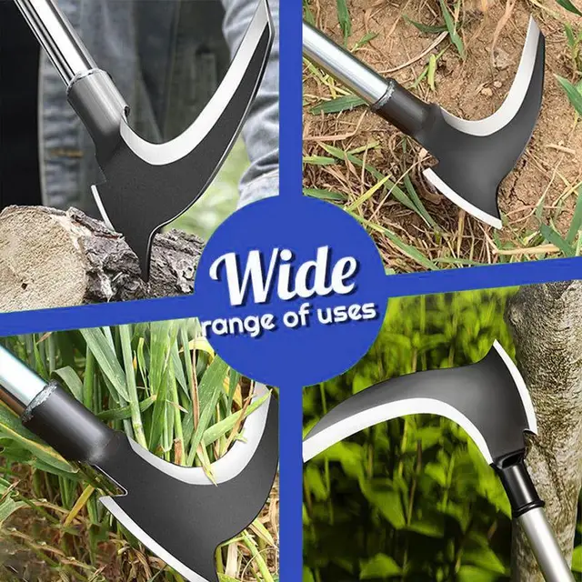 1Db 2 Az 1 -Ben Magas Mangán Acél Dupla Kasza A Fejsze Fa Vágó Fák Fű Kézi Mezőgazdasági Szerszámok Kerti - Image 4