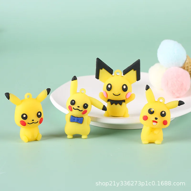 

Pokemon Cartoons Pendant Pikachu Umbreon Espeon Vaporeon Sylveon Model Doll Keychain Action Figure Decorations Collection Toys
