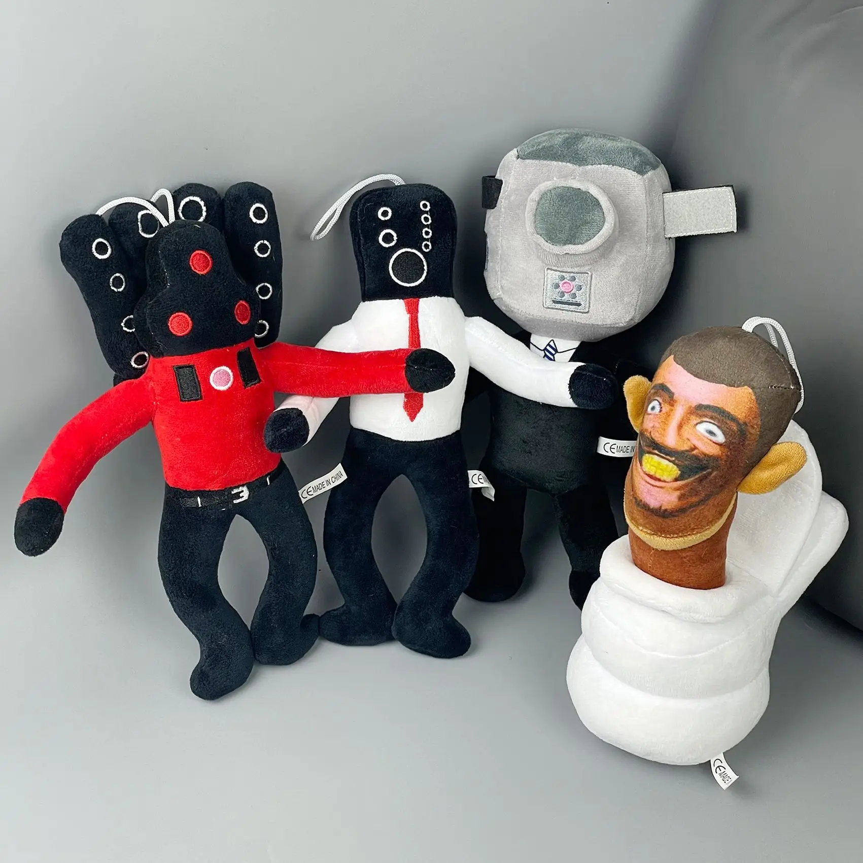 Christmas Skibidi Toilet Toy Plush, Upgrade Titan Speaker Man Plushies All,  TV Women Stuffed Figure Doll, Cartoon Video Game Character Plush
