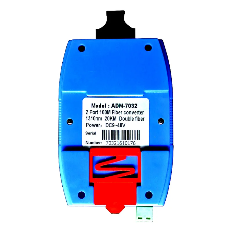 ADM-7032 SC SC1 FC průmyslový 1 optický 2  optický vlákno transceiver fotoelektrický konvertor vodicí bariéra