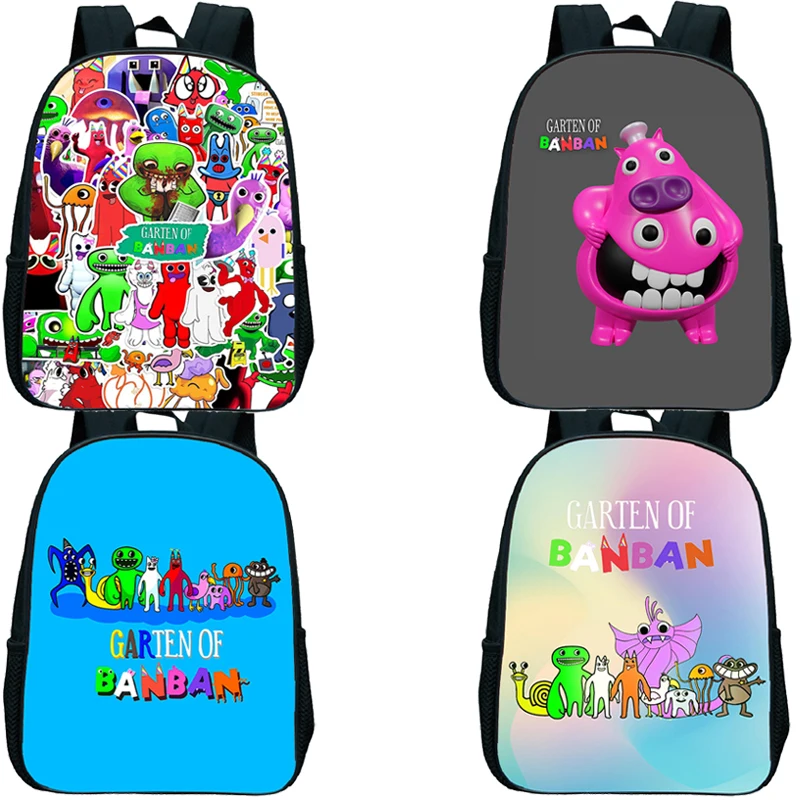 

Garten Of Banban Game Backpack for Kids Boys Girls Cartoon School Bags Oxford Knapsack Children Kindergarten Bag Small Backpacks