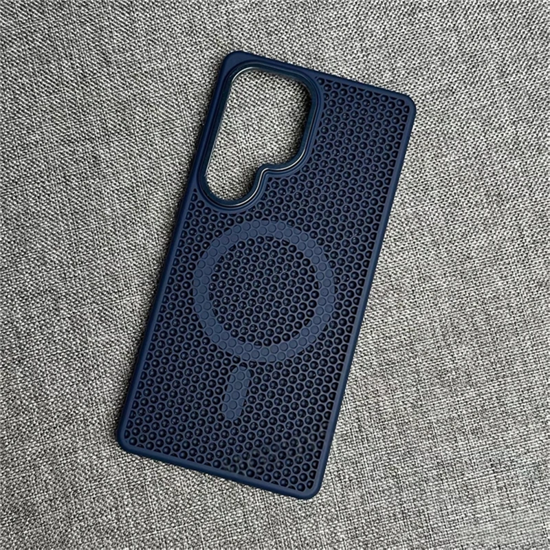 Honeycomb Mesh Cooling Magnetic Shockproof Bumper Case