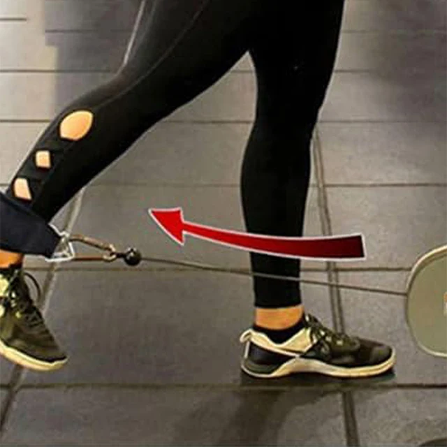 2PCS Ankle Straps Cable Double D-Ring Ankle Cuffs For Gym Workouts Glutes Legs Strength Extensions Training Brace Support Sport 6