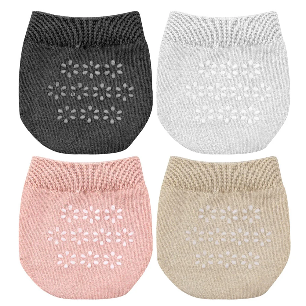 Silicone Socks Cotton Toe Topper Socks Liner Breathable Half Socks Invisible Socks High Heels Non-Skid Bottom Girls Female Women