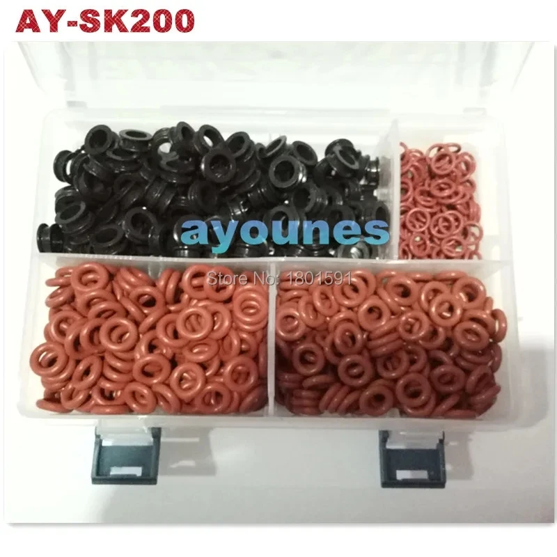 

800Pieces/box Universal Rubber Seal Orings for Fuel Injector Repair Kits Hot Sale in Aftermarket (AY-SK200)