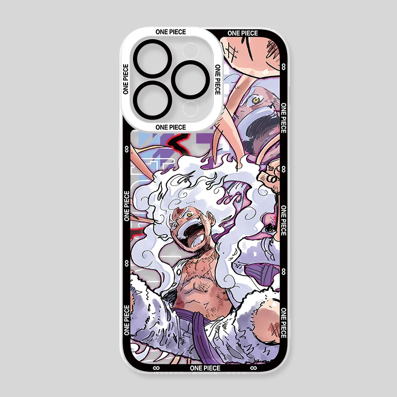 thumbnail image 1 of O-one Piece funda transparente Luffy para Samsung Galaxy S23 S22 Ultra S21 S20 FE S10 Plus Note 20 10 Pro 9 A14 A24 A34 A54, cubierta suave, 1 of 5