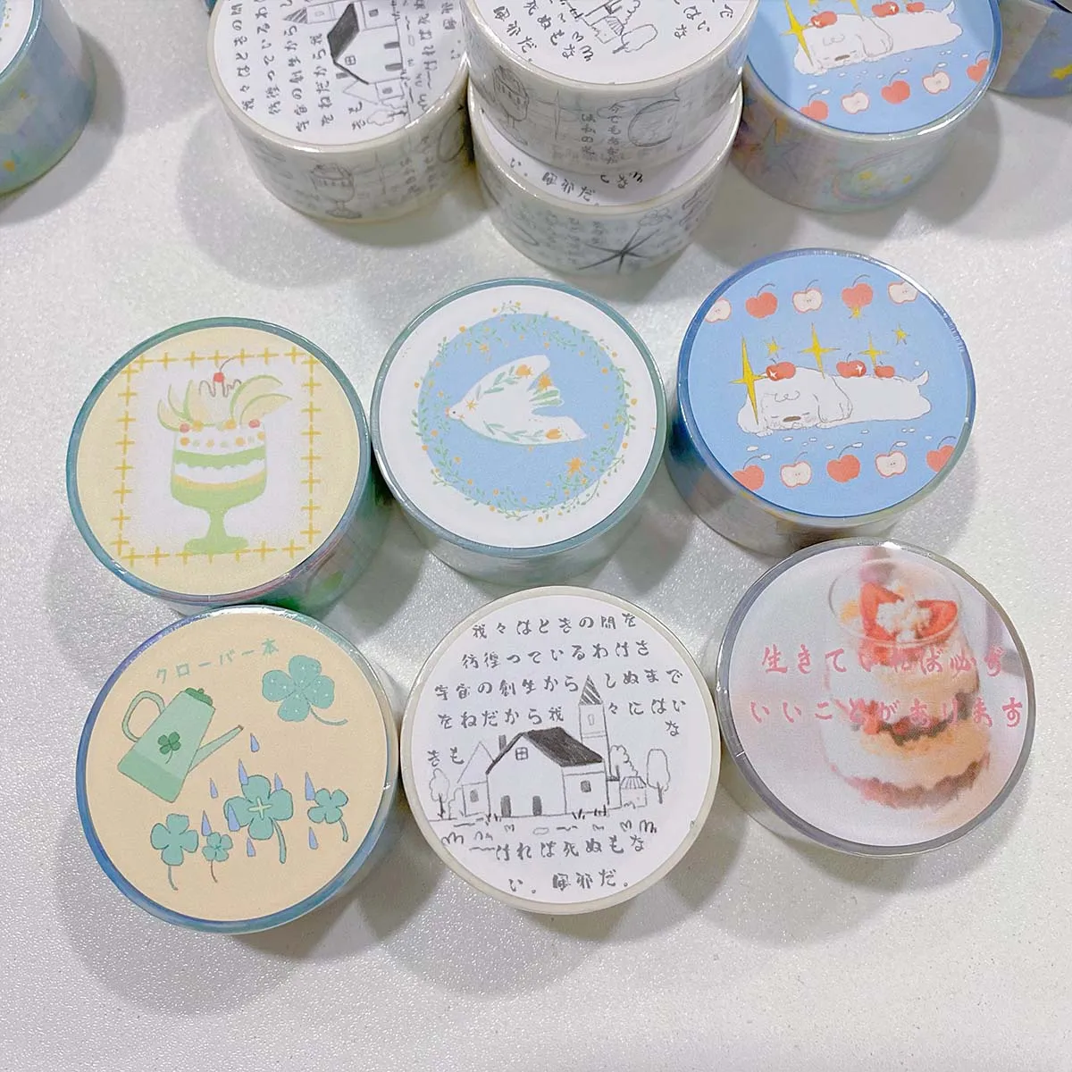 Washi Tape for Journal Planner Scrapbooking Deco Masking Tape Diy Arts Crafts Album Cute Apple Deco Washi Tapes 5