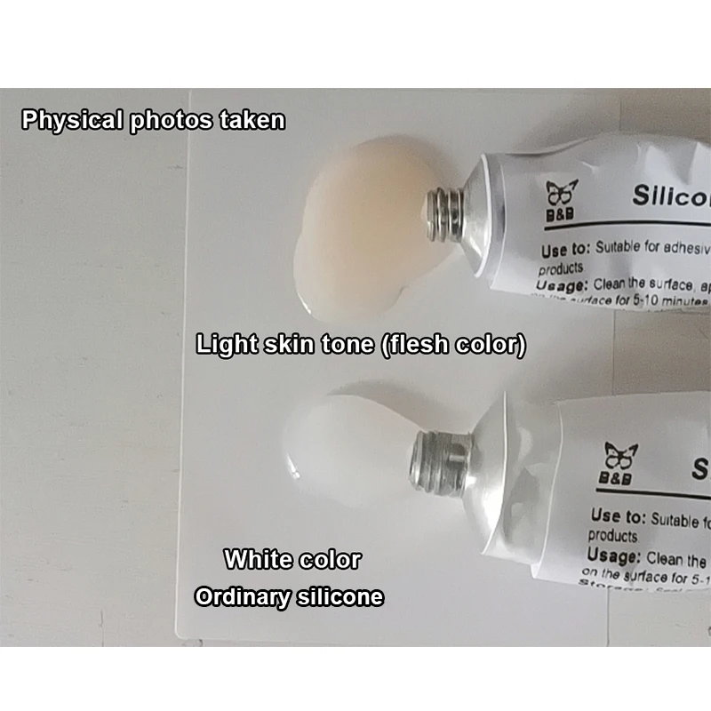 Silicone Materials Special Glue Skin Color Silicone Doll Model Repair Bonding Agent Doll Wound Hole Repair Soft Not Hard