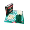 1PCS, Arabic version of Scrabble Solitaire, Alphabet Chess, Alphabet Scrabble, Jigsaw Board Games for 2-4 players, Board Games. 1