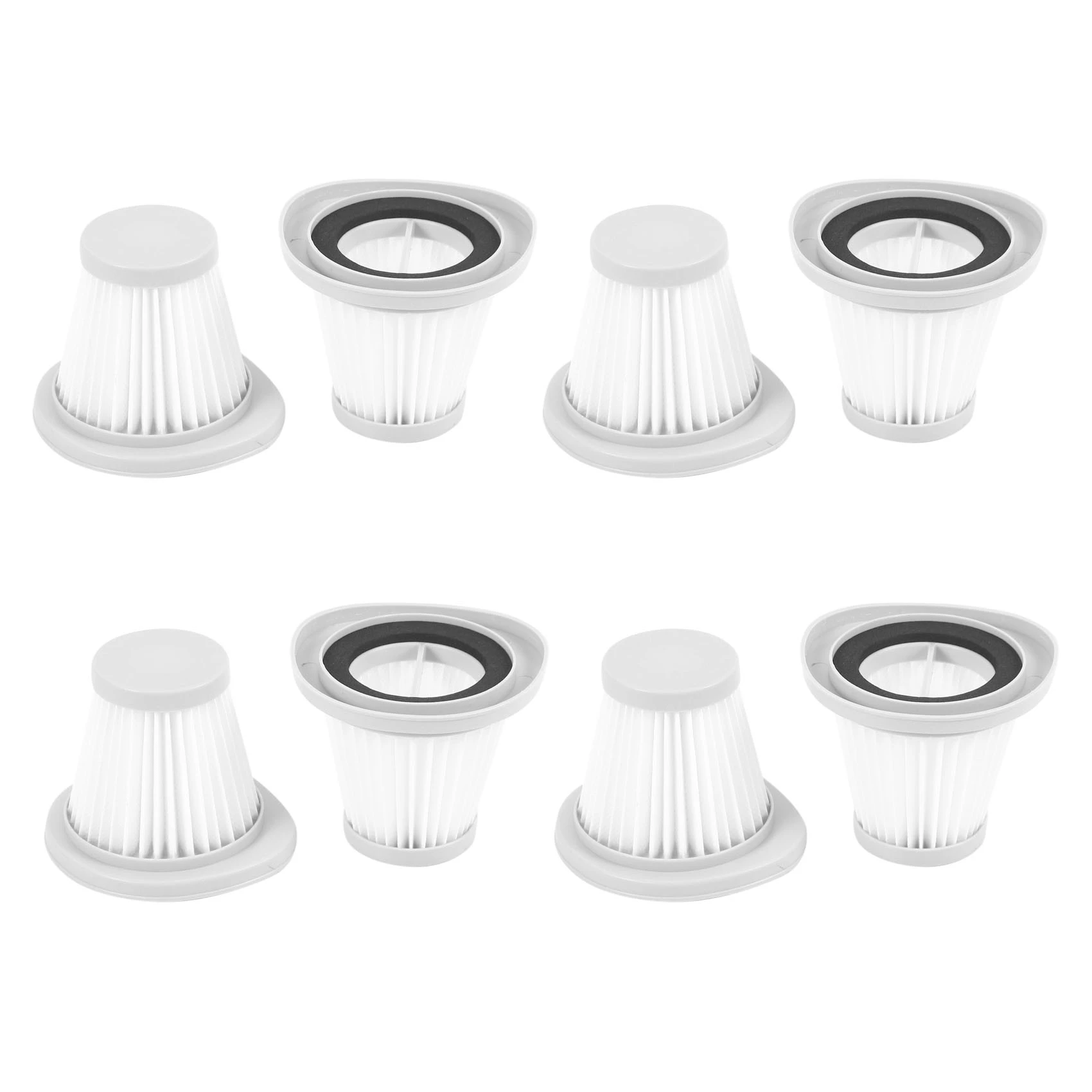 A98G-8Pcs Replacement Hepa Filter For Midea Sc861 Sc861a Vacuum Cleaner Spare Parts Accessories Cleaning Hepa Filters