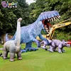 Jurassic Theme Giant Inflatable Dinosaur Balloon Replica 3m Length For Children Park Yard Event Decoration Toys 2