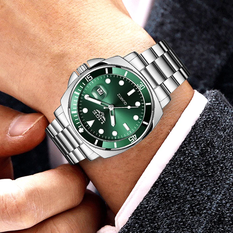 LIGE Mens Watches Top Brand Luxury Diver Watch Men Fashion Business Military Sports Waterproof Quartz Wristwatch Montre Homme