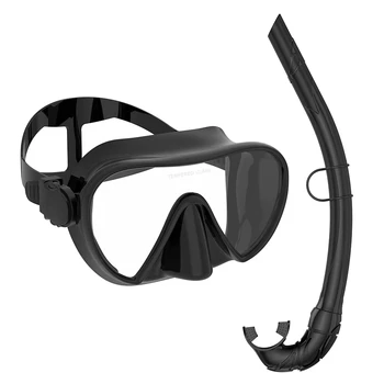 Frameless Silicone Diving Mask & Snorkel Set 1
