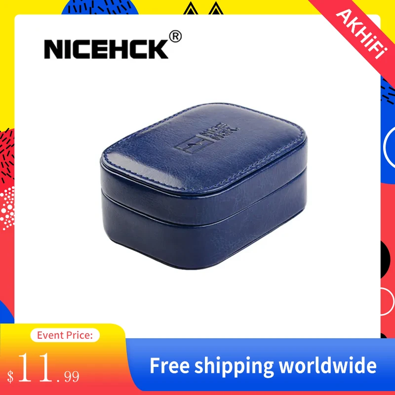 NiceHCK Waterproof Portable Magnetic Headset Storage Box High Grade PU Earphone Bag Earbud Case Accessory For MK3 Lofty Topguy