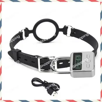 M20K LCD Display Electronic Timer Switch USB Rechargeable Timer Padlock Travel Electronic Timer-Silver 1