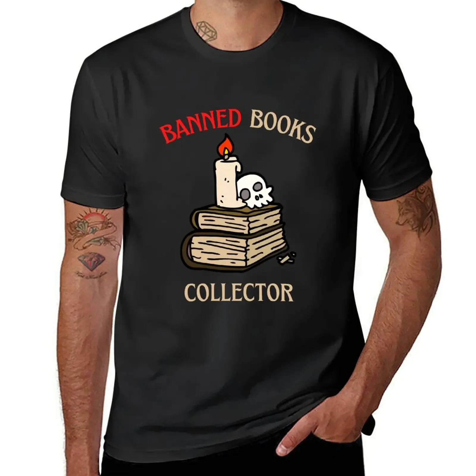 

Banned Books Collector T-Shirt oversizeds vintage clothes heavyweights t shirts for men pack