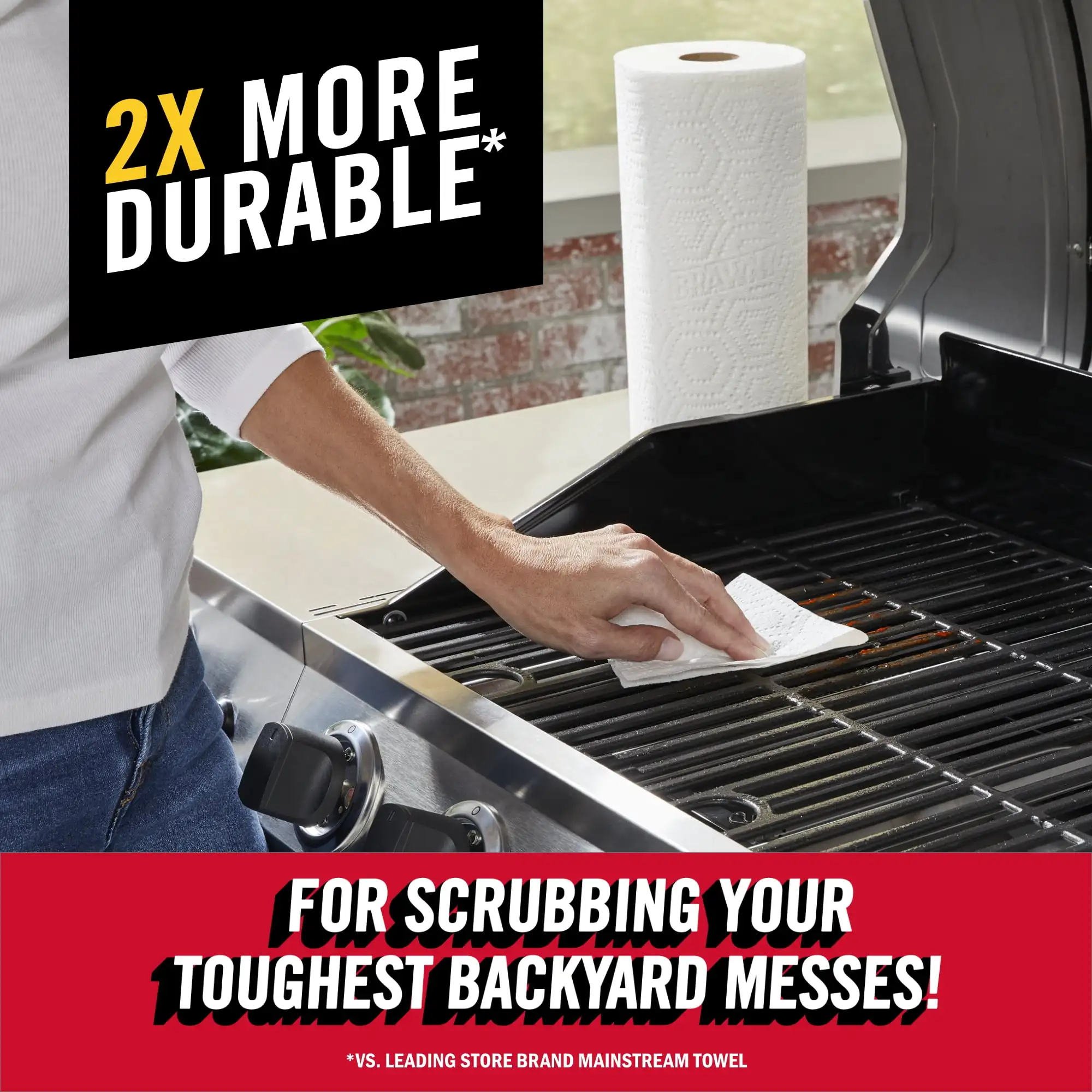 Pick-a-Size Paper Towels 6 Double Rolls Strong Durable and Absorbent Perfect for Tough Messes and All Your Everyday Cleaning