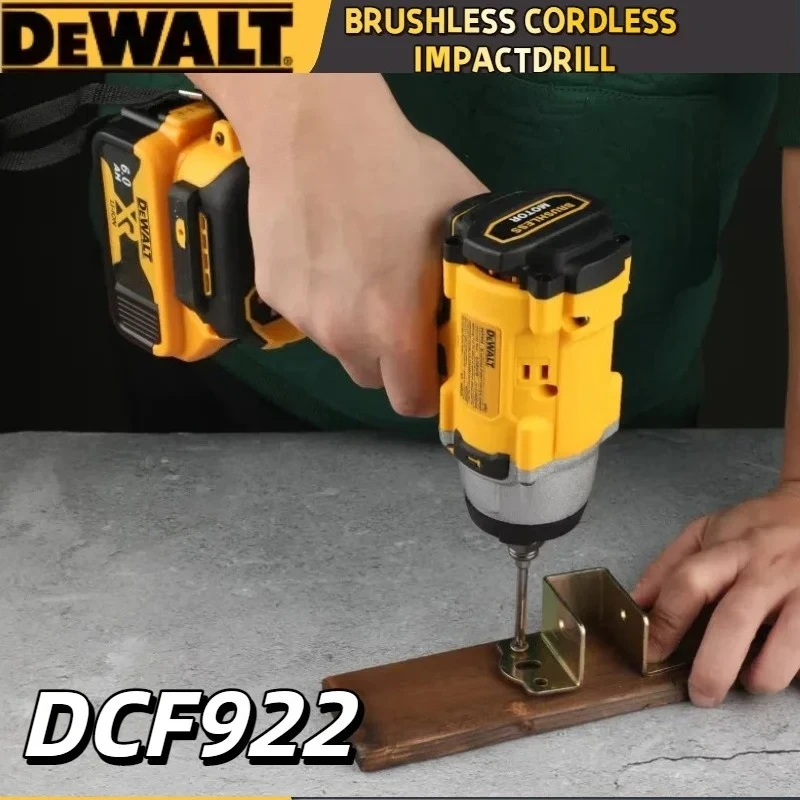 디월트 DCF922 브러시리스 전동 임팩트 렌치, 610N. M 고토크 무선 전동 렌치 20V 충전식 공구