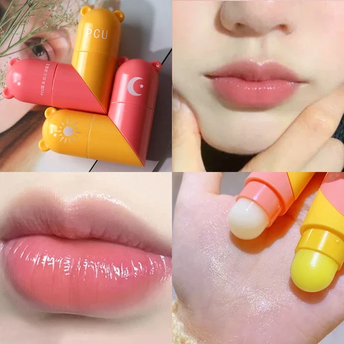 귀여운 영양 더블 엔드 립밤, 립스틱, 수분, 기름기 없음, 립 라이너 감소, 전문 립밤, 립 케어, 메이크업 화장품 6