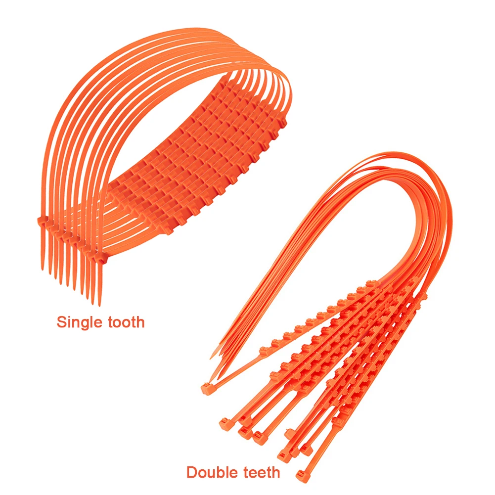 10Pcs Auto Outdoor Snow Tire Anti Skid Chain Anti-Slip Winter Car Snow Chain Emergency Anti-Skid Tire Chains Auto Accessories