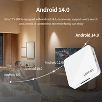 YUETUO LEFFOT H313 Smart TV Box Wifi6 BT RK3518 Android 14 4K HD 2GB 16GB Dual Google Voice Assistant Media Player Set Top Box - Image 4