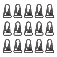 75 Pcs Enlarged Mouth Clip Sling Clasp Olecranon Hook For Sling Outdoors Bag Backpack,Carabiner Keychain Snap Hooks 1