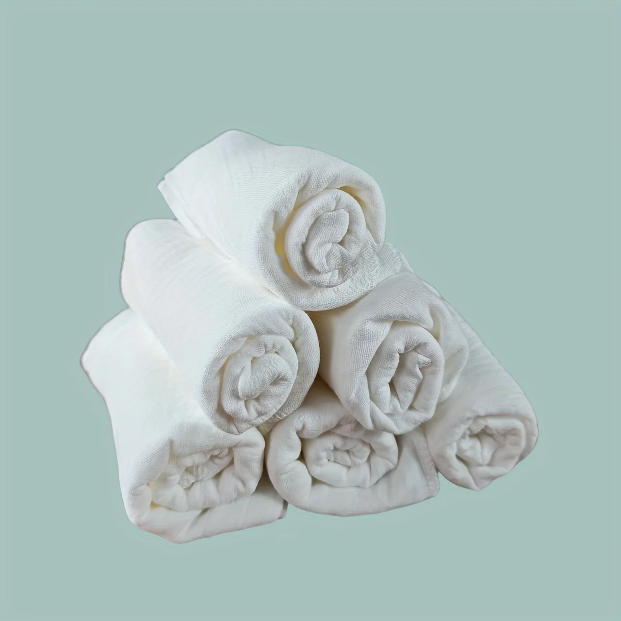 Diapers, Reusable Washable Nappies Muslin Gauze Cloth Diapers Breathable Soft Machine Washable - 2