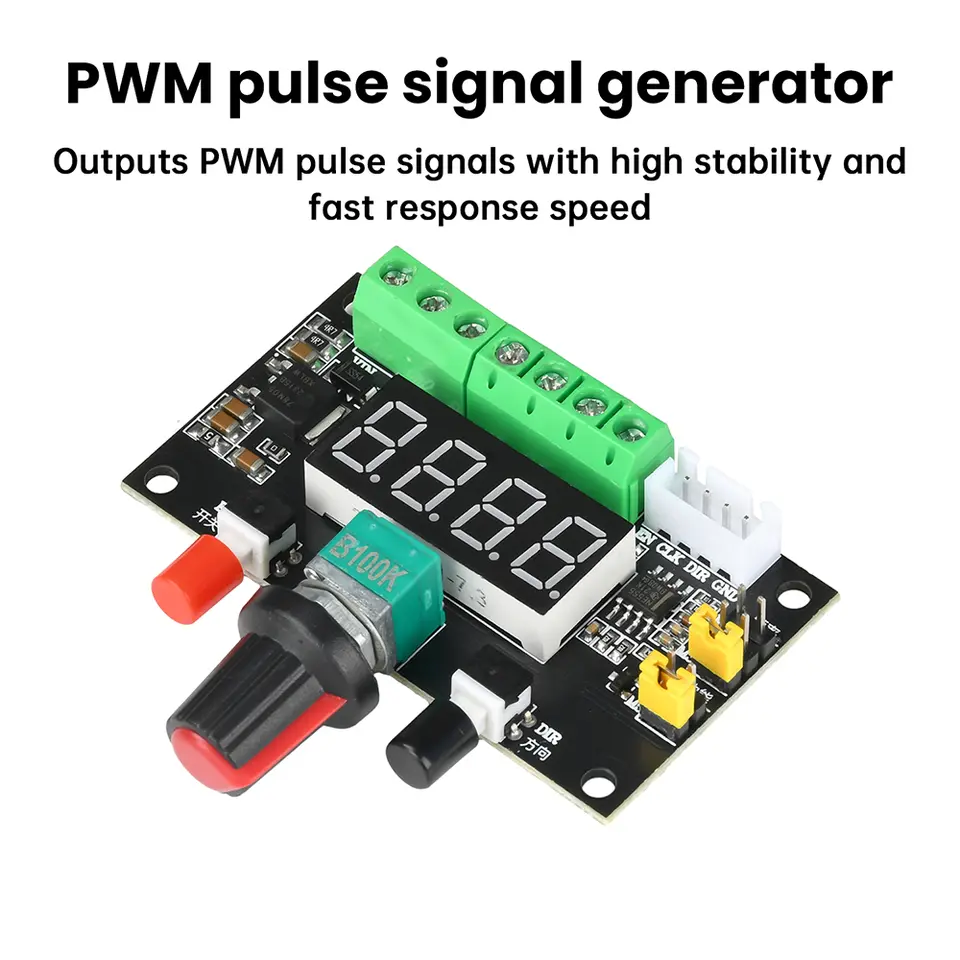 12V 24V Stepper Motor Driver PWM Pulse Signal Generator Forward/Reverse Controller Speed Control Module image 2