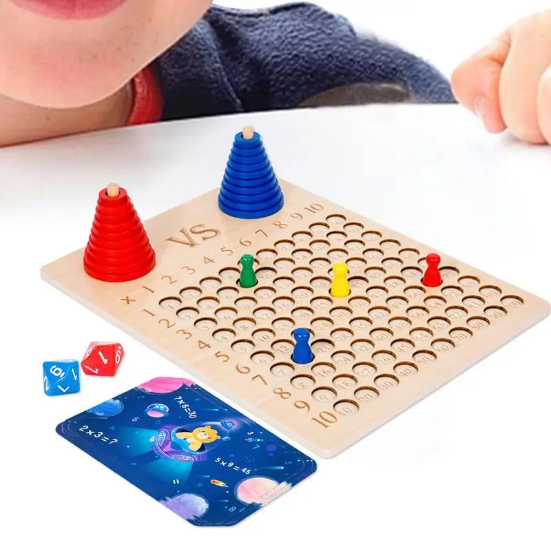 

Multiplication Board For Kids Multiplication Table Game Fidgets Math Toys Stress Relieving Fidgets Learning Game Toy For Aged 3